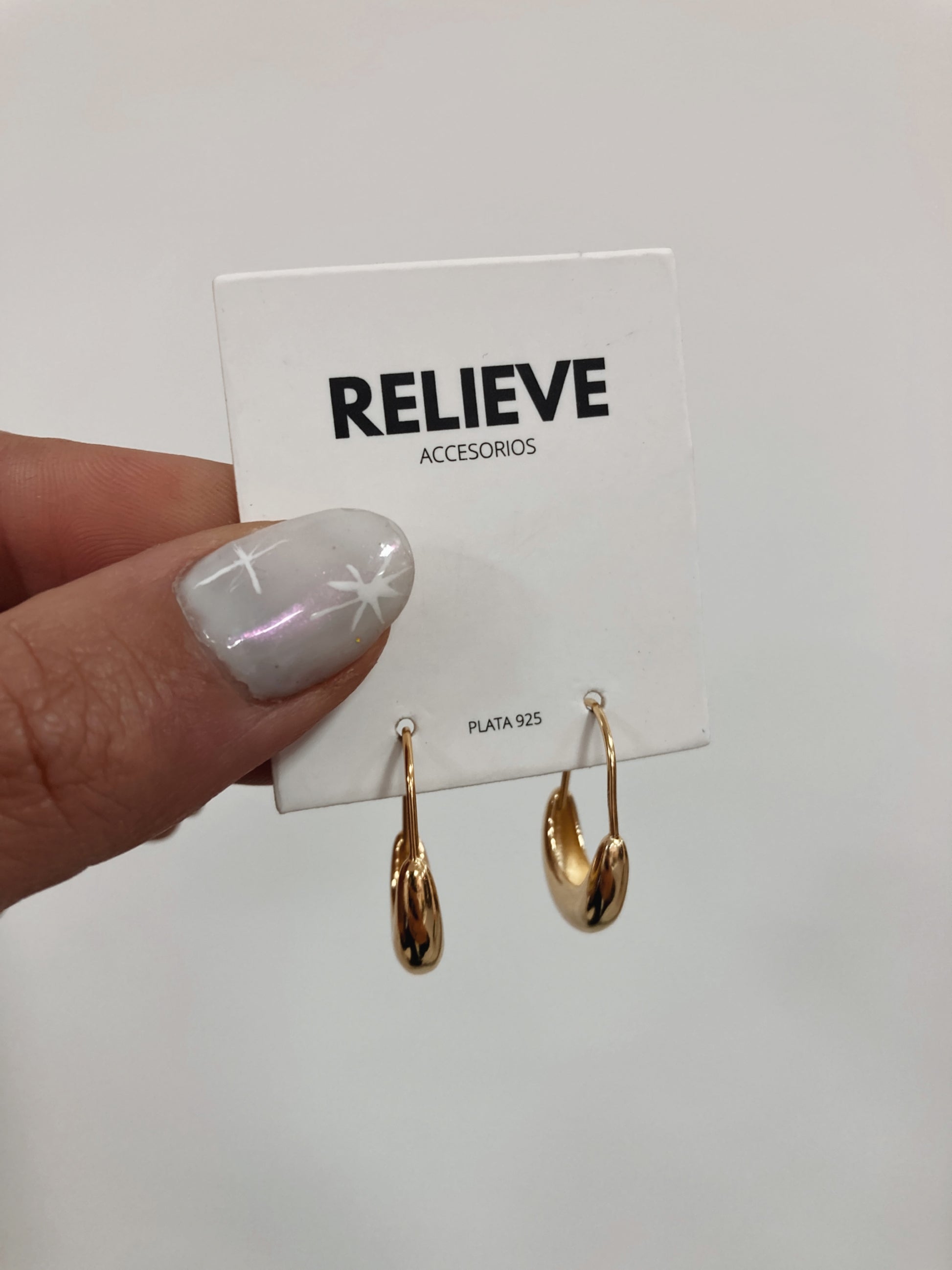 PENDIENTES AROS PLATA 925 CARAVANAS BAÑADAS EN ORO