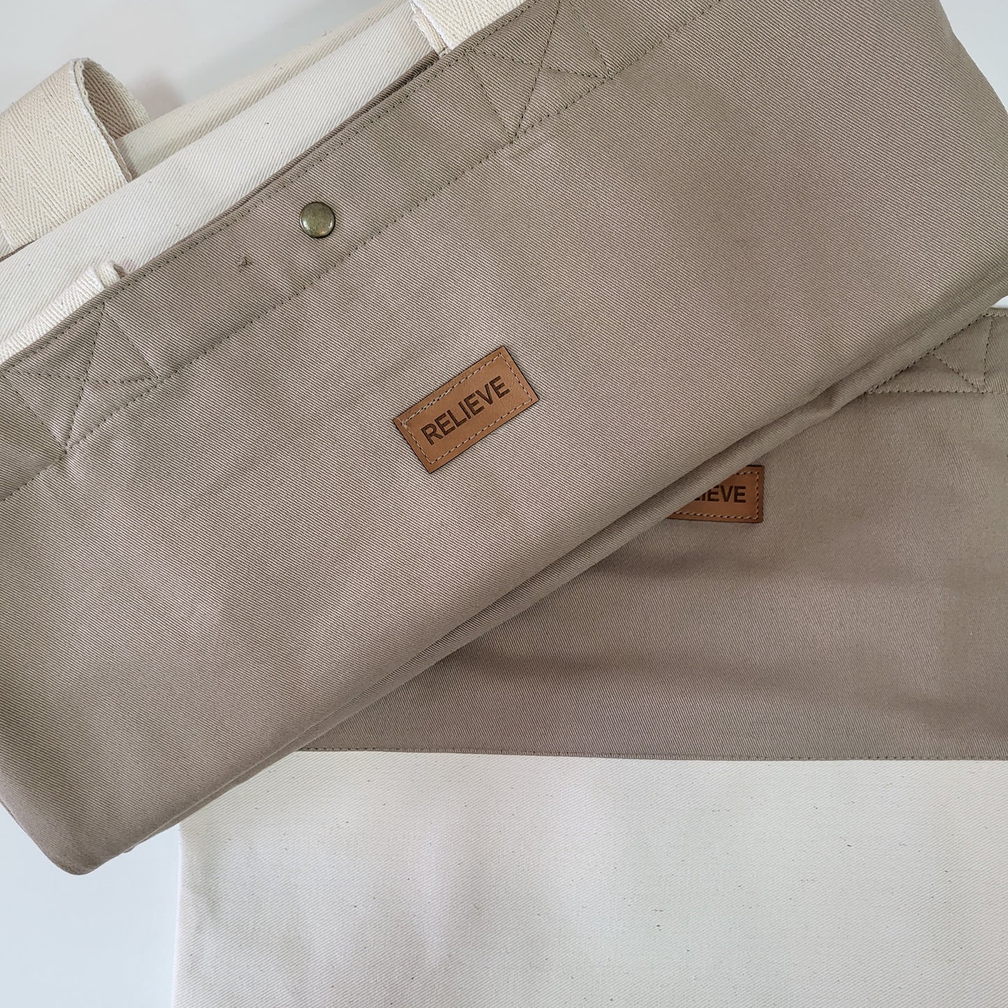 ToteBag/Bolso en Lino de Mujer - BEIGE