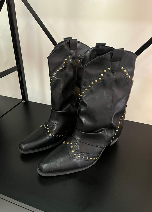 Botas TEXANA SHARK CORTA Mujer - Negras